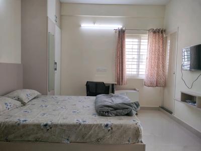 Bedroom Image of 300 Sq.ft 1 RK Apartment / Flat for rent in Om Sai, Marathahalli Bengaluru for Rs. 20000