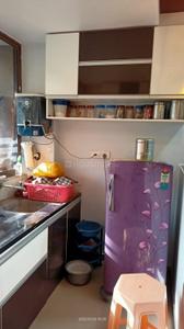 Kitchen Image of 810 Sq.ft 1 BHK Apartment / Flat for rent in Sargasan Gandhinagar for Rs. 22000