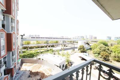 Balcony Image of 1800 Sq.ft 3 BHK Apartment / Flat for sale in Randesan Gandhinagar for Rs. 8400000