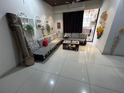 Hall Image of 2150 Sq.ft 3 BHK Apartment / Flat for rent in Rajeshri Maruti Aamrakunj 2, Sargasan Gandhinagar for Rs. 35000