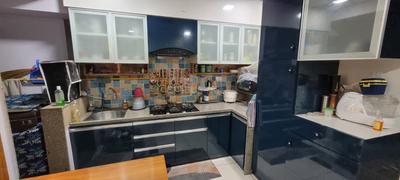 Kitchen Image of 860 Sq.ft 3 BHK Apartment / Flat for sale in Sun Southrayz, South Bopal Ahmedabad for Rs. 8800000