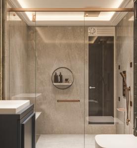 Bathroom Image of 4800 Sq.ft 4 BHK Apartment / Flat for sale in Avadh Ercole, Vesu Surat for Rs. 24000000