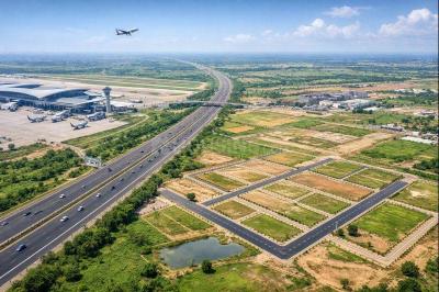 Image of 20235 Sq.ft Residential Plot / Land for sale in Jewar, Greater Noida for Rs. 750000000