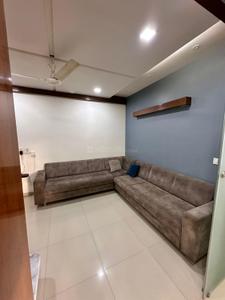 Hall Image of 600 Sq.ft 3 BHK Apartment / Flat for rent in V V Akshat Paradise, Sargasan Gandhinagar for Rs. 35000