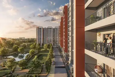 Image of 1103 Sq.ft 2 BHK Apartment / Flat for sale in Yelahanka, Bengaluru for Rs. 13600000