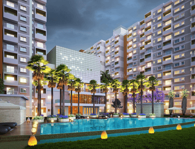 Image of 879 Sq.ft 2 BHK Apartment / Flat for rent in Sattva Park Cubix Phase 1, Devanahalli, Bengaluru for Rs. 25500