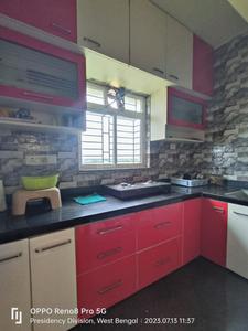 Kitchen Image of 1860 Sq.ft 4 BHK Apartment / Flat for rent in Tirath Devi Apartment, Rajarhat Kolkata for Rs. 37000