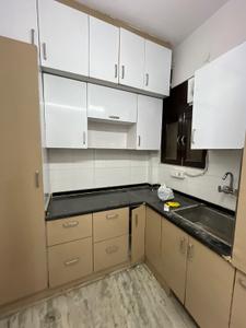 Kitchen Image of 598 Sq.ft 1 BHK Builder Floor for rent in DDA Akshardham Apartments, Sector 19 Dwarka New Delhi for Rs. 17000