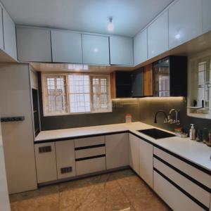 Kitchen Image of 2050 Sq.ft 3 BHK Independent House for rent in Kasturi Nagar Bengaluru for Rs. 63000