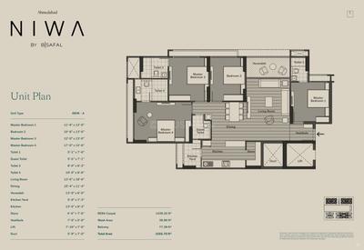 Image of 2927 Sq.ft 4 BHK Apartment / Flat for sale in Safal Niwa, Shela, Ahmedabad for Rs. 16950000