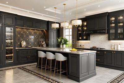 Kitchen Image of 1510 Sq.ft 2 BHK Apartment / Flat for sale in Shreelaxminavkar The Crystal Palace, Kharghar Navi Mumbai for Rs. 19105000
