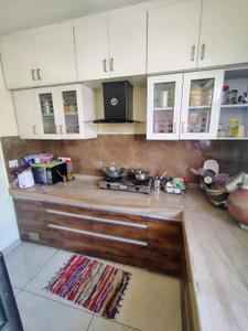 Kitchen Image of 1081 Sq.ft 2 BHK Apartment / Flat for sale in Viraj Kamal Apartment, Arjun Nagar Jaipur for Rs. 6500000