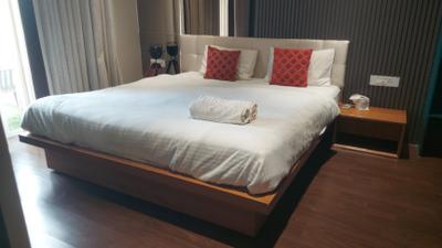 Bedroom Image of 640 Sq.ft 1 BHK Apartment / Flat for rent in Lodha Belmondo, Gahunje Pune for Rs. 40000