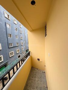 Balcony Image of 550 Sq.ft 1 BHK Apartment / Flat for rent in Thanisandra Bengaluru for Rs. 28000