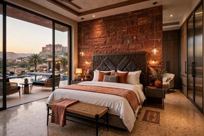 Bedroom Image of 4000 Sq.ft 5 BHK Independent House for rent in Ratanada Jodhpur for Rs. 70000
