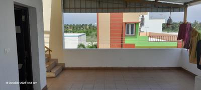 Balcony Image of 500 Sq.ft 1 RK Builder Floor for rent in Idikarai Coimbatore for Rs. 3000