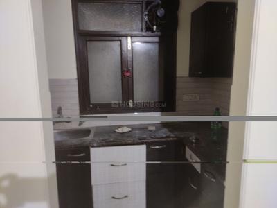 Kitchen Image of 500 Sq.ft 1 BHK Builder Floor for rent in Ranjeet Nagar New Delhi for Rs. 17500