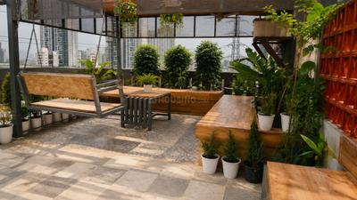 Balcony Image of 600 Sq.ft 1 RK Builder Floor for rent in Spaze Privy, Sector 72 Gurgaon for Rs. 24000