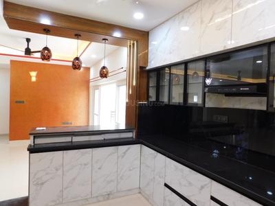Kitchen Image of 1755 Sq.ft 3 BHK Apartment / Flat for rent in IVR Hill Ridge Springs, Gachibowli Hyderabad for Rs. 60000