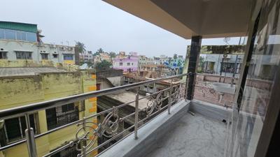 Balcony Image of 1500 Sq.ft 3 BHK Apartment / Flat for rent in Baranagar Kolkata for Rs. 23000