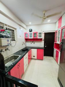Kitchen Image of 1250 Sq.ft 2 BHK Apartment / Flat for rent in  Sri Nilayam Vittal Rao Nagar, Hitech City Hyderabad for Rs. 36000