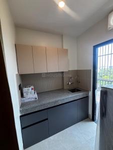 Kitchen Image of 600 Sq.ft 1 RK Builder Floor for rent in DLF Independent Floors, DLF Phase 3 Gurgaon for Rs. 22000