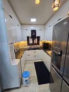 Kitchen Image of 1050 Sq.ft 3 BHK Builder Floor for sale in Laxmi Nagar New Delhi for Rs. 9000000