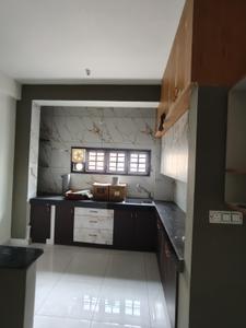Kitchen Image of 600 Sq.ft 1 BHK Independent House for rent in HSR Layout Bengaluru for Rs. 32000