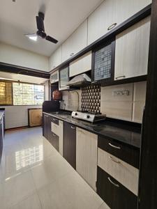 Kitchen Image of 590 Sq.ft 1 BHK Apartment / Flat for rent in Kamala Clover Grove, Borivali West Mumbai for Rs. 46000