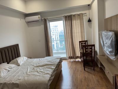 Bedroom Image of 650 Sq.ft 1 RK Studio for rent in Blue Spectrum Metro Block A And E, Sector 75 Noida for Rs. 38000