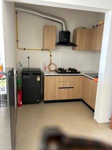 Kitchen Image of 1180 Sq.ft 2 BHK Apartment / Flat for rent in Brigade Orchards, Devanahalli Bengaluru for Rs. 29000