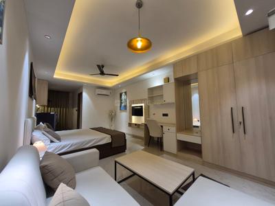 Hall Image of 600 Sq.ft 1 RK Apartment / Flat for rent in Gopalbari Jaipur for Rs. 35000