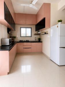 Kitchen Image of 1100 Sq.ft 3 BHK Apartment / Flat for sale in Courtyard 126, Sevasi Vadodara for Rs. 5500000