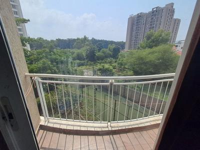 Balcony Image of 1000 Sq.ft 2 BHK Apartment / Flat for rent in Samraat Tropicano, Anandvalli Nashik for Rs. 26000