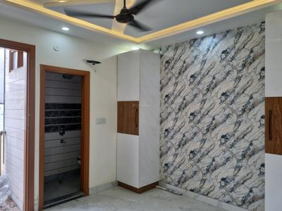 Bedroom Image of 820 Sq.ft 3 BHK Builder Floor for rent in Hastsal New Delhi for Rs. 18000