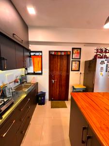 Kitchen Image of 999 Sq.ft 2 BHK Apartment / Flat for rent in Vijay Nagar Indore for Rs. 40001