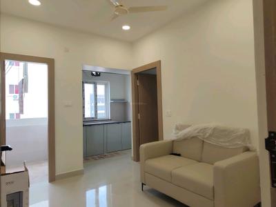 Living Room Image of 800 Sq.ft 1 BHK Apartment / Flat for rent in Kondapur Hyderabad for Rs. 26000