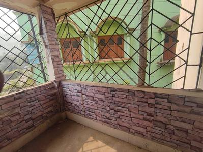 Balcony Image of 1230 Sq.ft 3 BHK Apartment / Flat for sale in Purbalok Kolkata for Rs. 5000000
