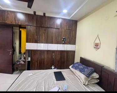 Bedroom Image of 790 Sq.ft 1 BHK Apartment / Flat for rent in Banjara Hills Hyderabad for Rs. 12000