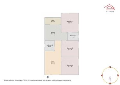 Image of 1171 Sq.ft 3 BHK Apartment / Flat for sale in DS Spoorthi Nest by DS-MAX Properties Private Limited, BEML Cooperative Society Layout, Bengaluru for Rs. 6300000
