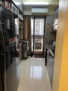 Kitchen Image of 1200 Sq.ft 2 BHK Apartment / Flat for rent in Rutu Riverview Classic, Kalyan West Kalyan for Rs. 24699