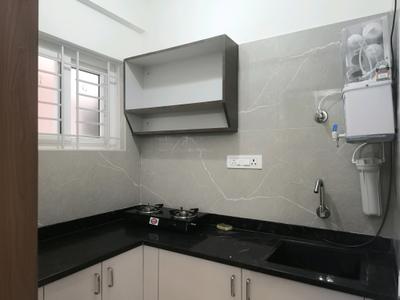 Kitchen Image of 560 Sq.ft 1 BHK Builder Floor for rent in BTM Layout Bengaluru for Rs. 25000