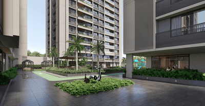 Image of 1550 Sq.ft 3 BHK Apartment / Flat for sale in Atishay Shivalay 4, Adalaj, Gandhinagar for Rs. 12100000