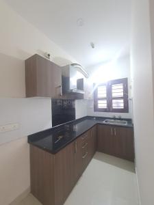 Kitchen Image of 700 Sq.ft 1 BHK Builder Floor for rent in HSR Layout Bengaluru for Rs. 35000