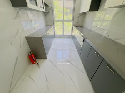 Kitchen Image of 735 Sq.ft 1 BHK Apartment / Flat for sale in Mansarovar Pearl Gardens, Vasai West Vasai for Rs. 4950000