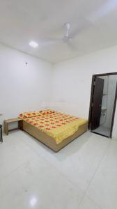 Bedroom Image of 649 Sq.ft 1 RK Builder Floor for rent in Indra Puri Colony Indore for Rs. 8300