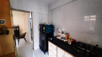 Kitchen Image of 535 Sq.ft 1 BHK Apartment / Flat for sale in Parijat Gardens, Kasarvadavali Thane for Rs. 4650000