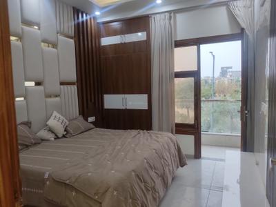 Bedroom Image of 1300 Sq.ft 3 BHK Apartment / Flat for rent in Microtek Palm Drive, Sector 3 Bahadurgarh for Rs. 15000
