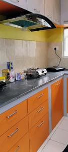 Kitchen Image of 1400 Sq.ft 2 BHK Apartment / Flat for rent in Hiland Greens, Maheshtala Kolkata for Rs. 21000