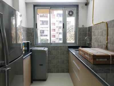 Kitchen Image of 650 Sq.ft 1 BHK Apartment / Flat for rent in Shree Naman Premier, Andheri East Mumbai for Rs. 68000